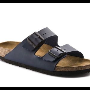 NWT Men’s Navy Blue Arizona Birkenstock’s